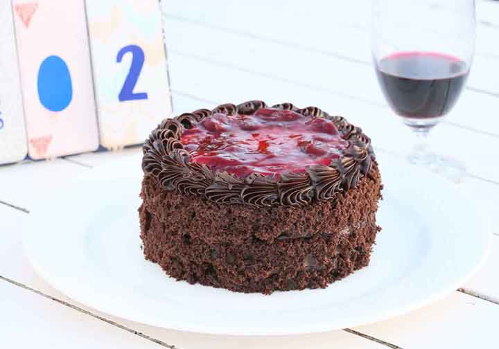 Choco Strawberry Photo Cake
